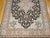 Fine Persian Tabriz Rug, Hand-Knotted Wool & Silk, Geometric Heriz Pattern, Black & Ivory, 7x10 For Sale - Image 12 of 17