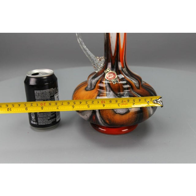 Italian Opaline Florence Glass Vase by Vetreria Barbieri, 1970s For Sale - Image 10 of 14