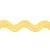 Contemporary Sample - Schumacher Ric Rac Tape Large Tape in Yellow For Sale - Image 3 of 3