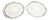 English Sheffield Plated Round Barware / Tableware Trays - a Pair For Sale