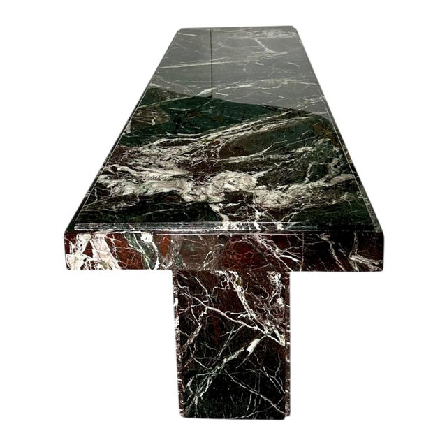 1970s Multi Colored Marble Console Table, Italy 1970 For Sale - Image 5 of 10