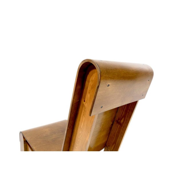 Vintage Dutch Plywood Lounge Chair, 1950s For Sale - Image 11 of 18