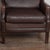 Pair, Mid Century Brown Leather Wingback Chairs From Denmark For Sale - Image 11 of 15