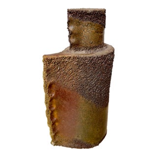 Brutalist Abstract Ceramic Sculpture, C. 1970s For Sale
