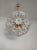 1970s Sputnik Murano White Chandelier Basket Pendant Lighting For Sale - Image 4 of 12