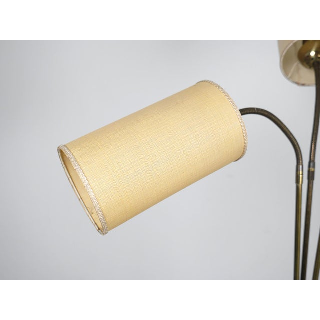 Three-Armed Brass Bag-Shaped Floor Lamp, Germany, 1950s For Sale - Image 10 of 18