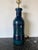 1960s Mid-Century Modern Bitossi Style Blue Glazed Ceramic Table Lamp For Sale - Image 4 of 14