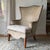 Art Deco Vintage Upholstered Wingback Lounge Chairs by Drexel, a Pair For Sale - Image 3 of 6