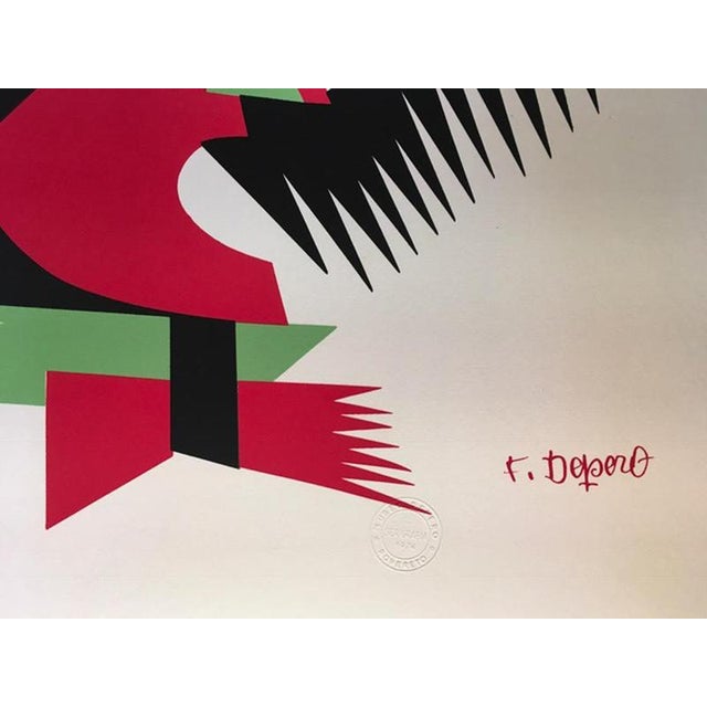 Fortunato Depero, The Twins, Multi-Colored Print on Paper, 1974 For Sale - Image 4 of 18