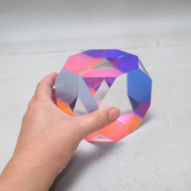 Blue Sculpture in Plastic by Vasa Mihic, 1995 For Sale - Image 8 of 10