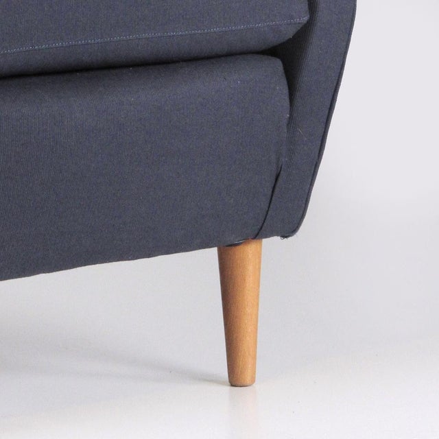 Blue Vintage Italian Lounge Chairs, 1950s, Set of 2 For Sale - Image 8 of 10