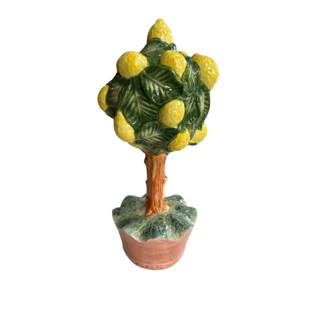 Traditional Italian Lemon Tree by Vietri For Sale - Image 3 of 5