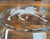 Clear Glass Back Relief Carved Horse Round Display Disc For Sale - Image 10 of 13
