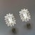 Natural Sapphire Diamond Stud Earrings 14k W Gold 0.94 TCW Certified For Sale - Image 9 of 16