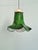 Metal Green Marbled Opaline Glass Pendant Light from Peill & Putzler, 1970s For Sale - Image 7 of 18