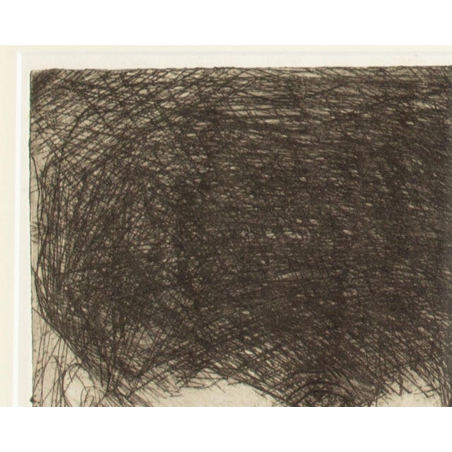 Realism Portrait Etching by James L. Bruch For Sale - Image 3 of 7