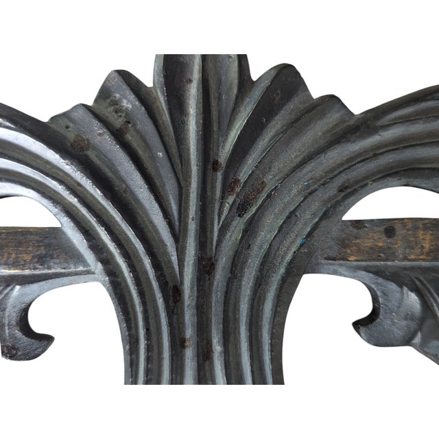 Vintage Architectural Pediment Wall Hanging For Sale - Image 10 of 13