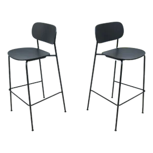 Danish Modern Norm Architects for Audo Copenhagen Co Bar Stools Brand New - a Pair