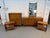 Exceptional five-piece mid-century modern bedroom set crafted in richly grained walnut by John Widdicomb. The set includes...