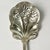 Metal 1905 Antique Hollywood Regency Neoclassical Silverplated Scalloped Shell Grape Cluster Serving Spoon For Sale - Image 7 of 12
