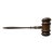 Huge Vintage Handmade Carved Turned Wooden Solid Wood Judge Auction Gavel Large For Sale