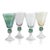 Modern Cassis Vintage Stem Glass- Light Amber, Set of 4 For Sale - Image 3 of 3