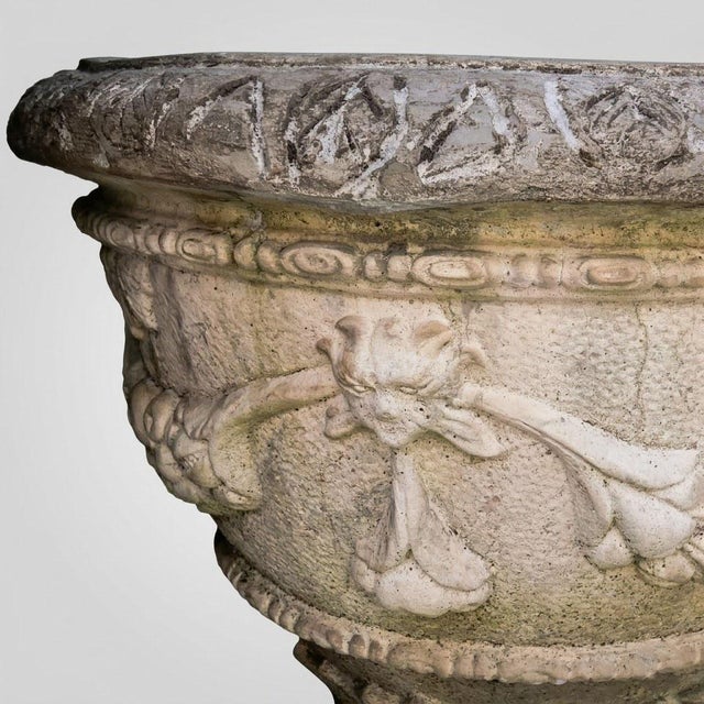 Large Medici Garden Basin, Early 20th Century For Sale - Image 9 of 14