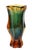 Glass Mid Century Bohemian Art Glass Vase by Josek Hospodka for Chribska C. 1960's For Sale - Image 7 of 12