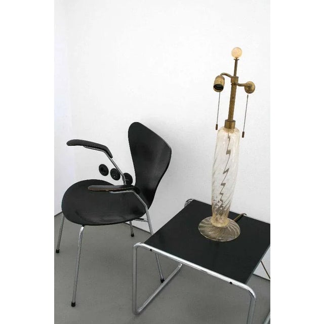 Gold Murano Glass Table Lamp from Barovier & Toso, Italy, 1960s For Sale - Image 8 of 9