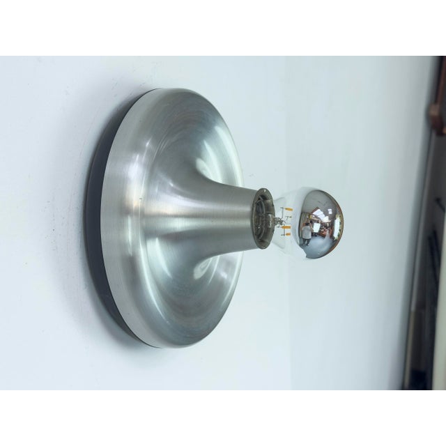 Metal Vintage Space Age Wall Sconce, 1960s For Sale - Image 7 of 16
