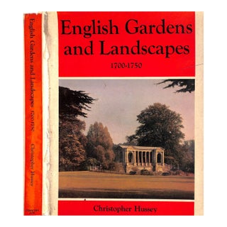 "English Gardens and Landscapes, 1700-1750" Book 1967 Hussey, Christopher For Sale