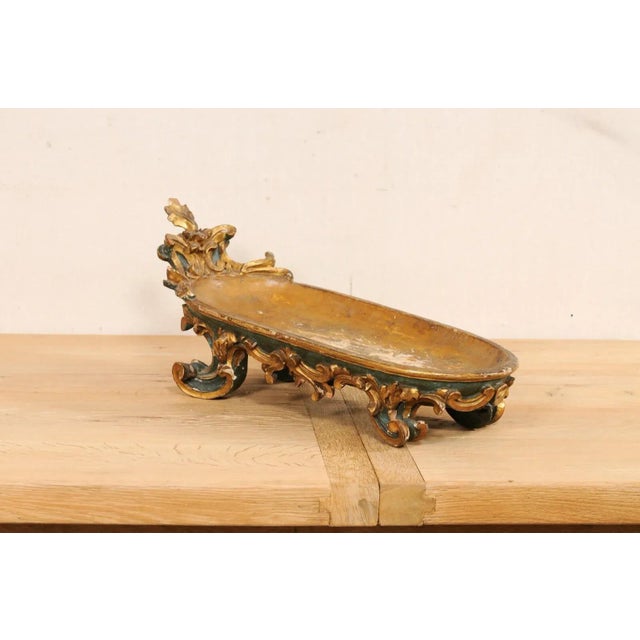 Italian Late 18th Century Italian Carved Wood Bowl For Sale - Image 3 of 11