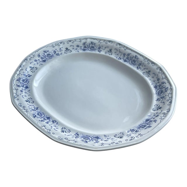 1960s Iroquois China Henry Ford Museum Clinton Inn Pattern Platter For Sale