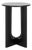 Ashanka End Table in Black For Sale