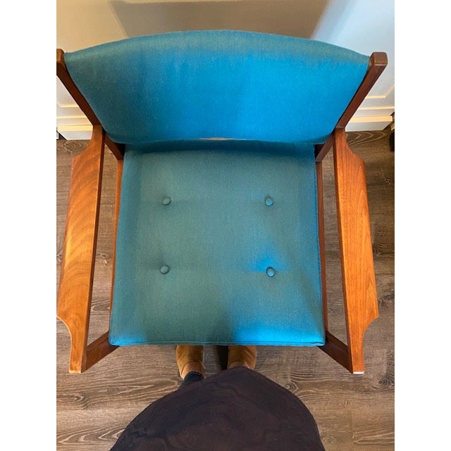 Mid-Century Modern Mid Century Modern Walnut Arm Chair For Sale - Image 3 of 5