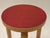 Artek 60 stool, birch with red linoleum. The stool is from around the 1950s. Designer Alvar Aalto. Good used condition. I...