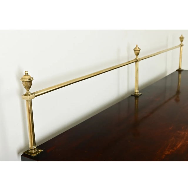 Wood English Regency 19th Century Solid Mahogany Server For Sale - Image 7 of 12