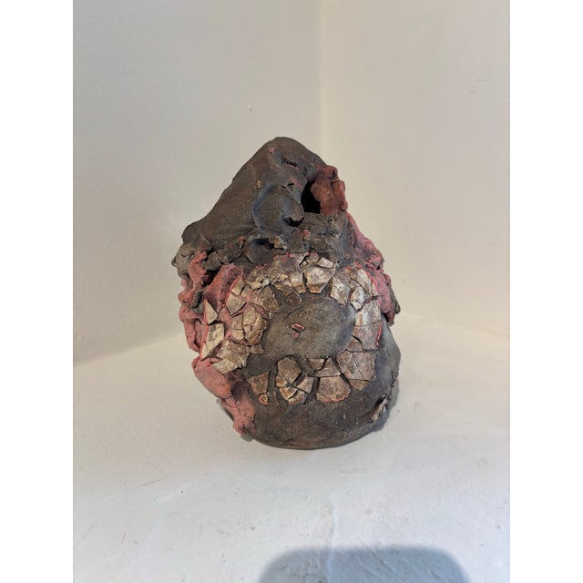Abstract Abstract Ceramic Geode by Lynn Basa For Sale - Image 3 of 5