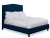 Modern Hazel California King Headboard, Navy Velvet For Sale - Image 3 of 5