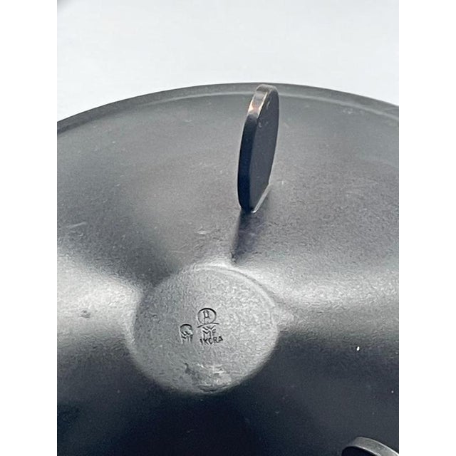 Gold Art Deco Footed Bowl in Patinated Metal from WMF Ikora, Germany, 1930s For Sale - Image 8 of 9