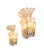 Austrian Wall Sconces with Crystal Flowers & Brass, Vienna, 1950s, Set of 2 For Sale - Image 9 of 10