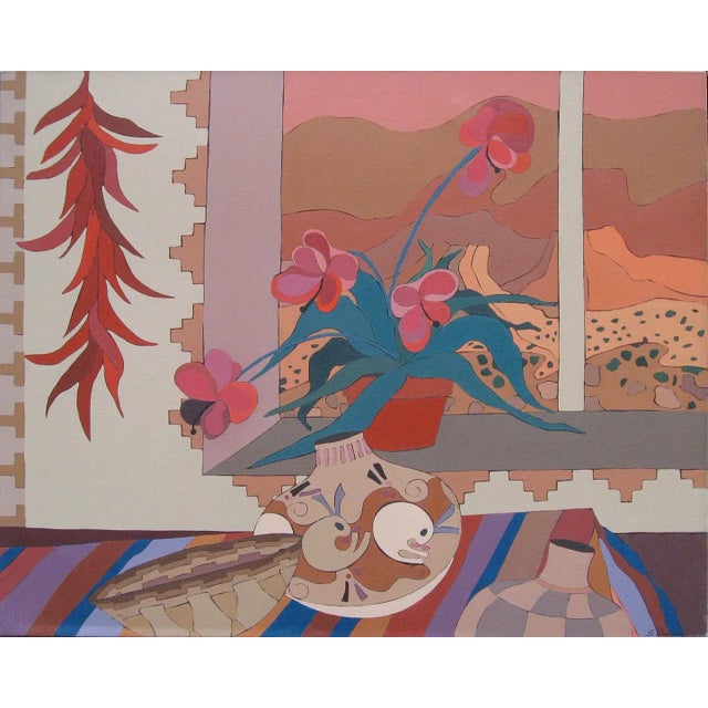 Sally Anderson Ventana Series Spring Blooms Original Painting of Orchids For Sale