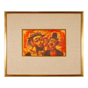 Trio of Clowns - Benjamin Glicker, C. 1970s