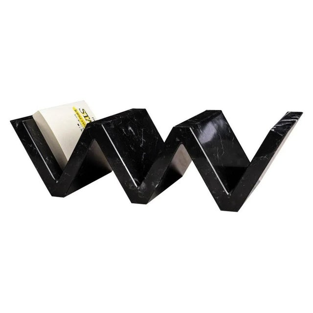 Large Serpentine Marble Bookholder by Essenzia For Sale - Image 6 of 6