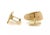 This is an authentic pair of vintage cufflinks from Tiffany & Co. They are crafted from solid 14k yellow gold. The pebble...