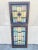 Antique Art Deco Leaded Stained Glass Pink Green Blue Yellow Windows - (2) Pair For Sale - Image 12 of 13