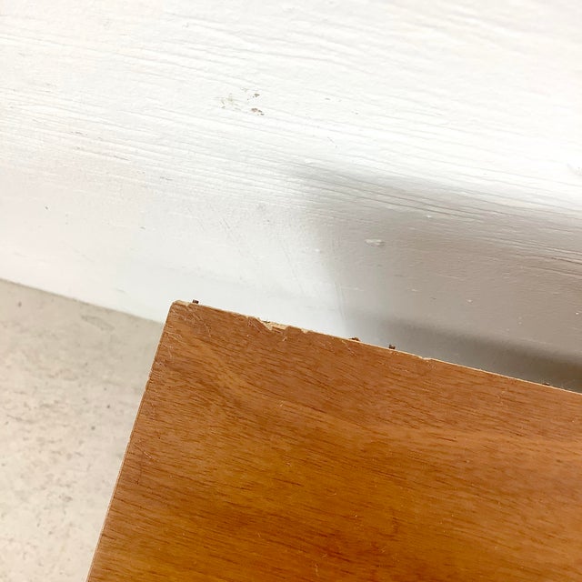 Mid-Century Nightstand With Drop-Front Cabinet and Drawer For Sale - Image 9 of 12