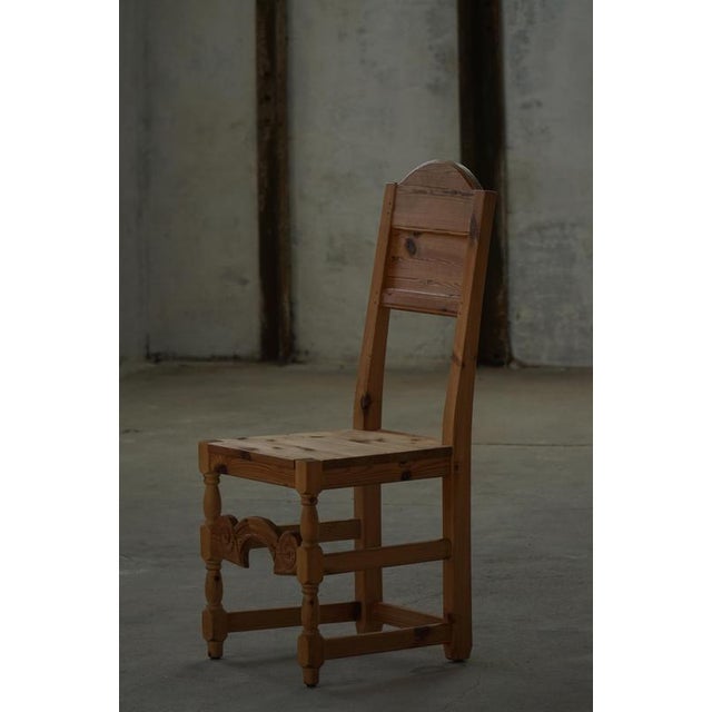 Scandinavian Pine Dining Chairs, 1940s, Set of 8 For Sale - Image 13 of 18