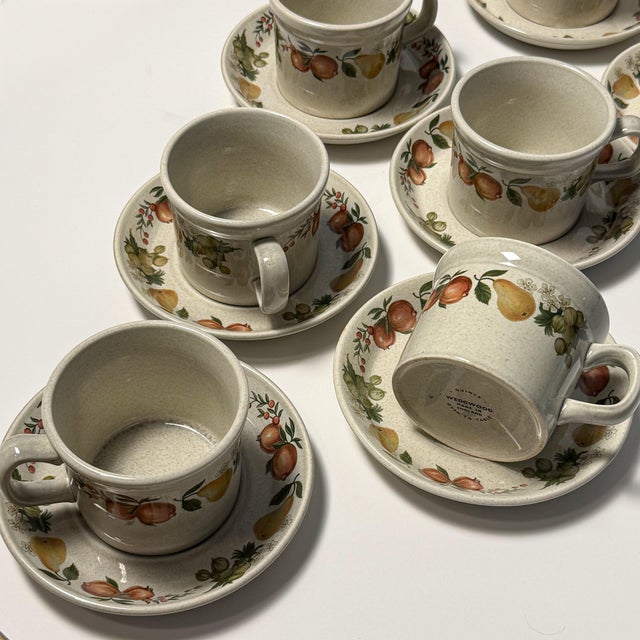 Ceramic Vintage Wedgwood Quince Dinnerware Service for 8 - 48 Pieces For Sale - Image 7 of 12