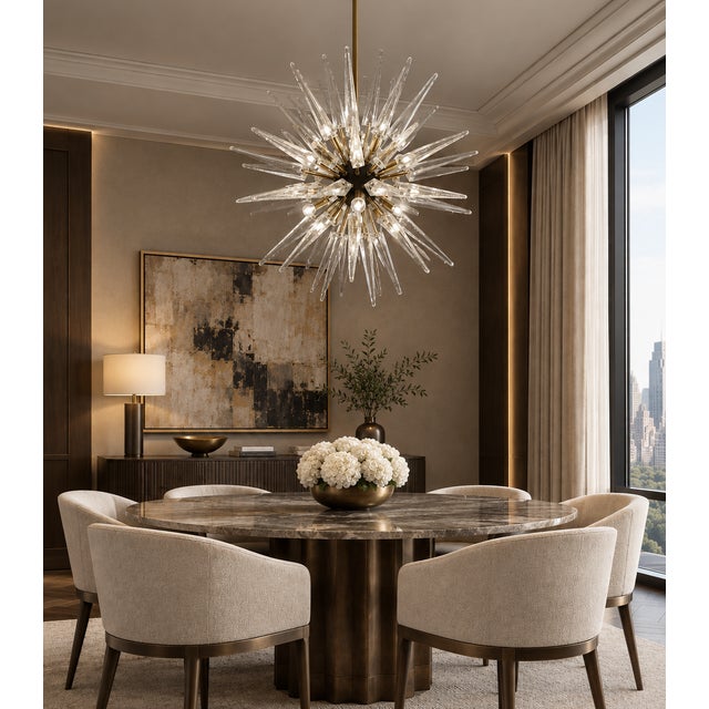 21st Century Puntali Murano Sputnik Chandelier by Fabio LTD For Sale - Image 6 of 6